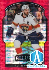 2020-21 UD Allure Red Rainbow Keith Yandle Florida Panthers #10